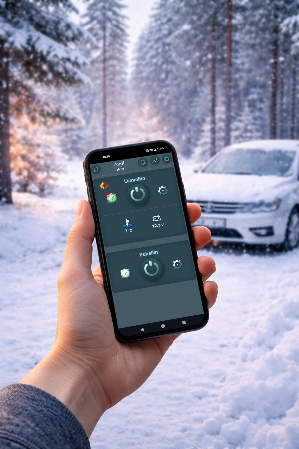 Etäbox autoon